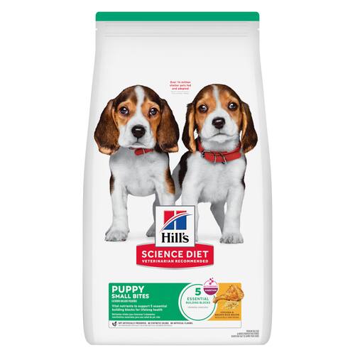 Puppy Small Bites Chicken & Brown Rice Recipe Packshot