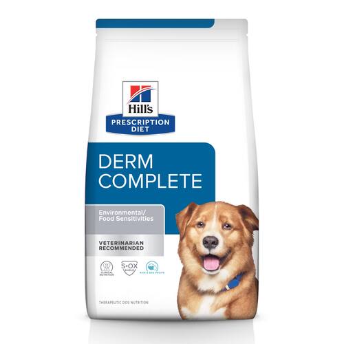 Derm Complete Alimento Seco Receta de Arroz y Huevo para Perros Packshot